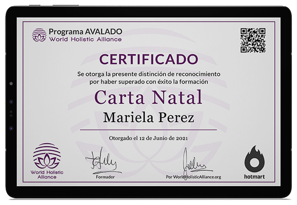 Carta Natal Curso Olnline